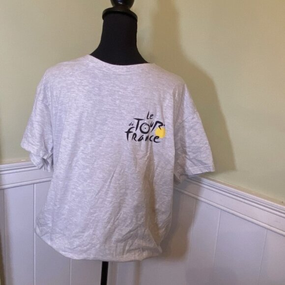 2018 Tour De France Shirt Mens XXL Gray Graphic Print Crew Neck Short Sleeve - Picture 1 of 1